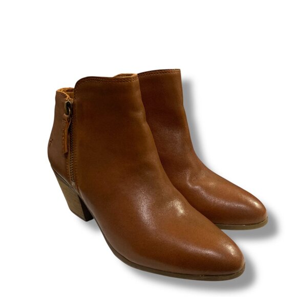 Frye Women’s Double Zip Judith Ankle Boots Whisky Brown Sz 6.5 Boho - Picture 5 of 8